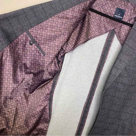Daniel Hechter NWOT Purple Hue Plaid Sport Coat Blazer  Size 2X - Picture 7 of 16